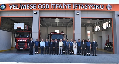 Vali Soytürk Velimeşe OSB İtfaiye İstasyonu'nu Ziyaret Etti