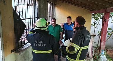 Vize Kaymakamı Kemal Balaban'dan Yangın Bölgesine Ziyaret