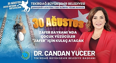 30 AĞUSTOS ZAFER BAYRAMI'NDA ÇOCUK YÜZÜCÜLER 