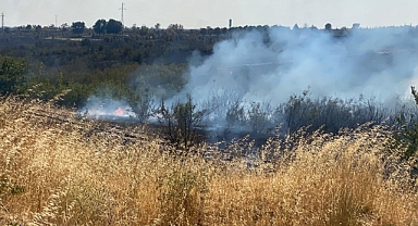Babaeski Taşağıl'da Anız Yangını: Söndürme Çalışmaları Devam Ediyor