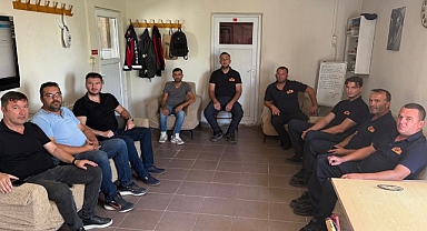 Başkan Fırat Yayla'dan İtfaiye Birimine Ziyaret