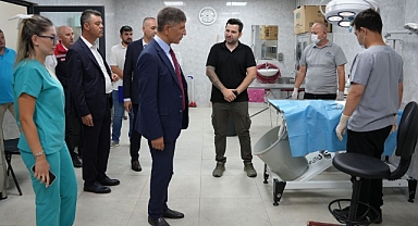 Başkan Sarıkurt, Kaymakam Erten'e Belediye Tesislerini Tanıttı