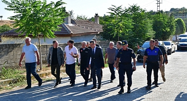 Başkan Yayla Yangın Bölgesinde İncelemelerde Bulundu