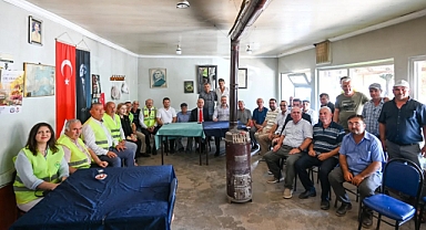 Bayramdere Köyü'nde Asfalt Sezonu Dualarla Başladı