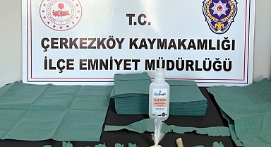 Çerkezköy'de uyuşturucu operasyonunda 2 gözaltı