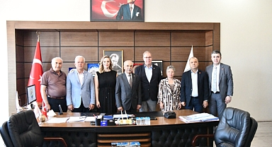 CHP Heyetinden Keşan Belediye Başkanı Mehmet Özcan'a Ziyaret