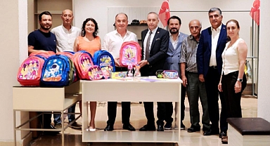 Çorlu Rotary Kulübü'nden Sevgi Çarşısı'na Kırtasiye Malzemesi Bağışı