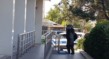 Edirne'de banka şubesinin önünde bırakılan şüpheli çanta fünye ile patlatıldı