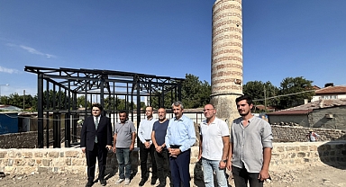 Edirne'de tek minaresi ayakta kalan tarihi mescit, yıl sonunda hizmete açılacak