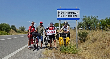 Keşan DOÇEK Bisikletçilerinden Yunanistan’da Anlamlı Tur