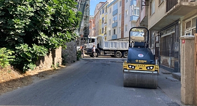 Kırklareli Merkez Karacaibrahim Mahallesi'nde Asfalt Çalışması