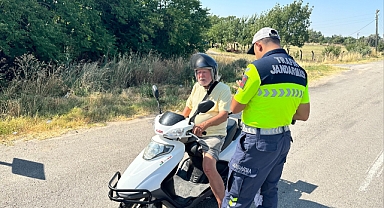 Kırklareli Trafik Jandarmasından Motosiklet Denetimleri
