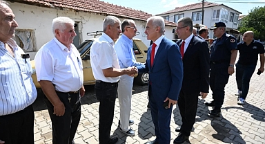 Kırklareli Valisi Uğur Turan'dan Babaeski Erikler Yurdu Köyü'ne Ziyaret