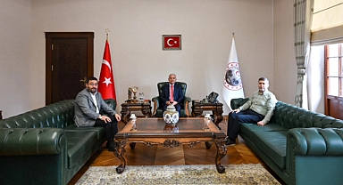 Kırklareli Valisi Uğur Turan, Teftiş Kurulu ve Dernek Heyetlerini Makamında Kabul Etti