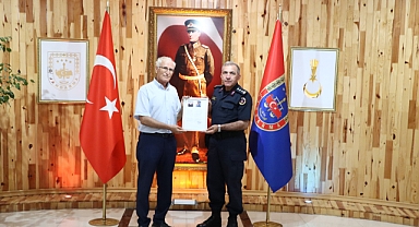 KIRKSEDER'den İl Jandarma Komutanı Cemalettin Akyüz'e Veda Ziyareti