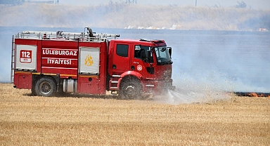 Lüleburgaz’da Birden Fazla Noktada Yangın Alarmı