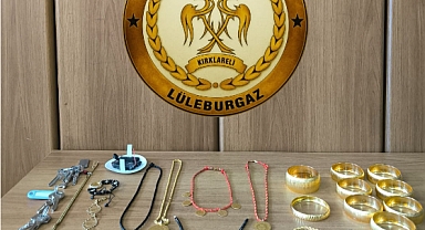 Lüleburgaz’da Evden Hırsızlık Olayında Altınlar Ele Geçirildi