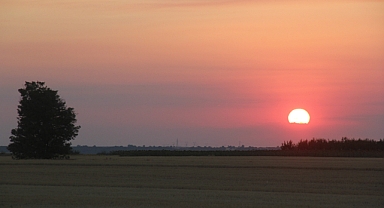 Pınarhisar'da Gün Batımı Büyüsü