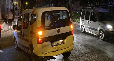 Polisin 'dur' ihtarına uymadı, araçlara çarpıp kaçtı