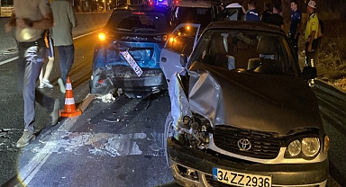 Polisten kaçıp kaza yapan otomobilde 9 kaçak göçmen ve 2 organizatör yakalandı