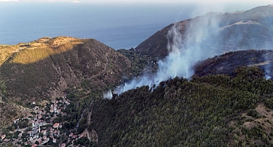 Şarköy ilçesindeki yangın kontrol altına alındı