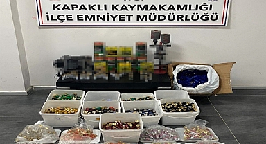 Tekirdağ'da kaçak av fişeği ve barut satan şüpheli yakalandı