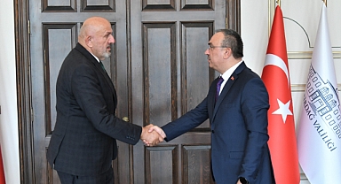 Türkiye Muhtarlar Konfederasyonu Başkanı Vali Soytürk’ü Ziyaret Etti