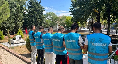 Ülkü Ocakları Kırklareli Ortaöğretim Biriminden Şehitlik Ziyareti