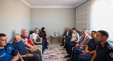 Vali Uğur Turan'dan Şehit Ailelerine Vefa Ziyareti