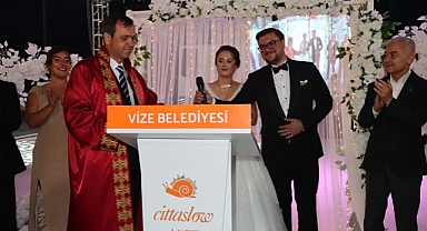 Vize Belediye Başkanı Ercan Özalp’in Oğlu Mehmet Erdem Dünyaevine Girdi