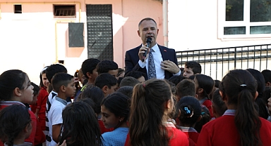 Başkan Bulut Kırkşehitler İlkokulu'nda Öğrencilerle Bir Araya Geldi