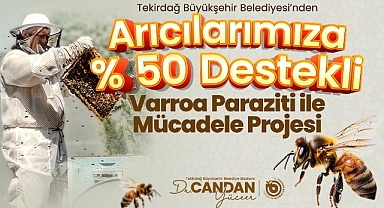 BÜYÜKŞEHİR'DEN, ARICILIĞI TEHDİT EDEN PARAZİT İLE MÜCADELE PROJESİ