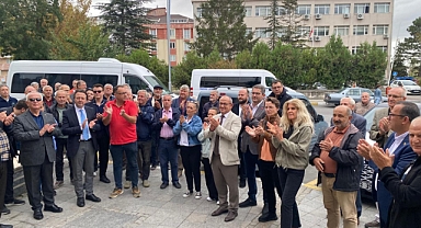 CHP Pınarhisar'dan Siyah Çelenkli Protesto