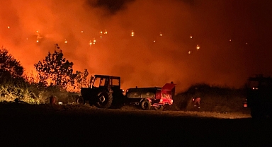 Edirne’de buğday tarlasındaki yangın, ormana sıçramadan söndürüldü