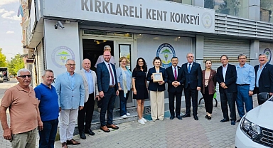 İYİ Partili Milletvekillerinden Kırklareli Kent Konseyi’ne Ziyaret