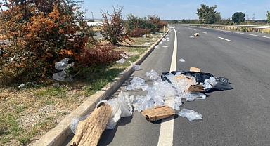 Karayolları Ekiplerinden Çevre Kirliliğine Anında Müdahale