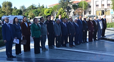 Kırklareli’nde Ahilik Haftası Çelenk Töreni Düzenlendi