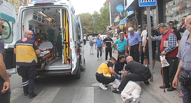 Kırklareli’nde Elektrikli Bisiklet Yayaya Çarptı: Kadın Yaralandı
