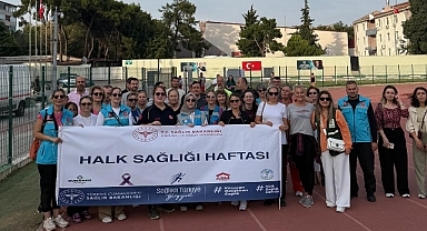 Kırklareli'nde Halk Sağlığı Haftası Yürüyüşü Düzenlendi