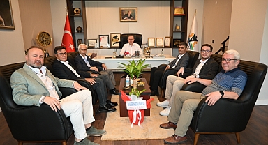 Kırklareli TSO Yeni Hizmet Binasında SMMMO Yönetimini Ağırladı