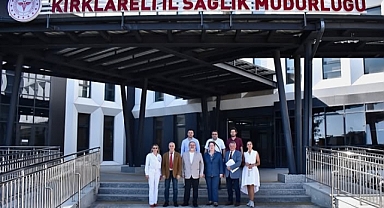 Kırklareli Üniversitesi’nden İl Sağlık Müdürlüğü’ne Ziyaret