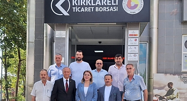 Kırklareli Üniversitesi Rektörü Prof. Dr. Rengin Ak’tan Ticaret Borsası’na Ziyaret