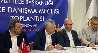 Milletvekili Sarıçam Vize'de Danışma Meclisi Toplantısına Katıldı