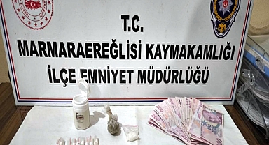 Otomobilinde uyuşturucu ele geçirilen şüpheli gözaltında
