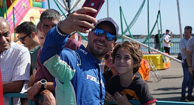 Sahilde Asfalt Ağladı Drift Araçları İlgiyle İzlendi