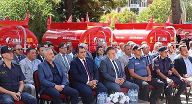 Vize'ye 13 Yangın Söndürme ve Su Tankeri Kazandırıldı