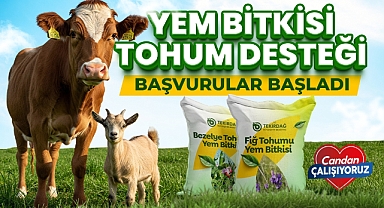 YEM BİTKİSİ TOHUM DESTEĞİ İÇİN BAŞVURULAR BAŞLADI