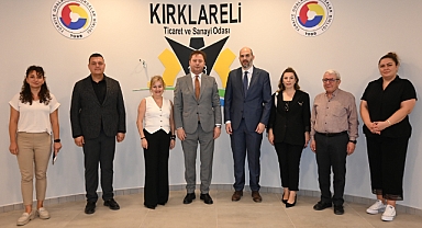 Yunanistan Edirne Konsolosu’ndan Kırklareli TSO’ya Ziyaret