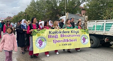 5. Kızılcıkdere Köyü Bağ Bozumu Şenlikleri Başladı
