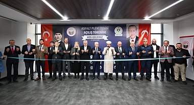 Asfalt Plent Tesisi Dualarla Açıldı